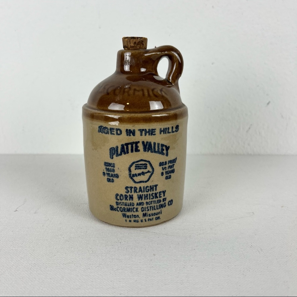 Vintage McCormick corn whiskey mini jug